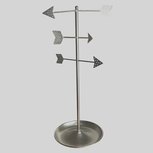 Umbra 3 Tier Silver Tone Arrows Stand Organizer